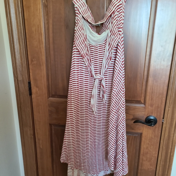 Anthropologie Maeve Coleta white and red striped dress, size Large - Picture 6 of 6